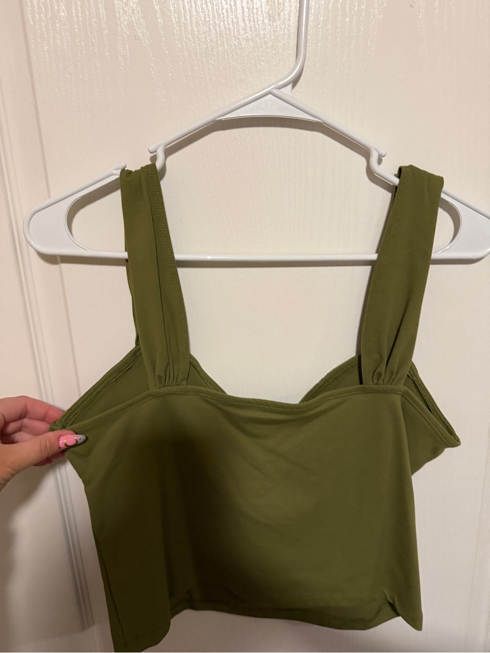 Abercrombie & Fitch Olive Green Tank Top - Picture 3 of 3